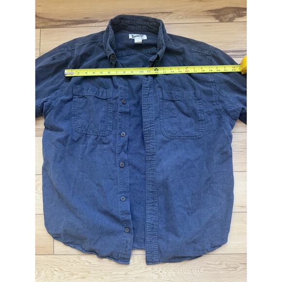Duluth Trading Co Mens Large Canvas Heavy Button Up Workshirt READ - Picture 4 of 6